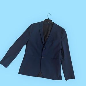 H&M Slim Fit Men’s Suit Jacket Navy Blue (46 R)